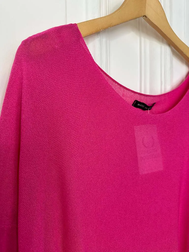 Fine Knit - Hot Pink