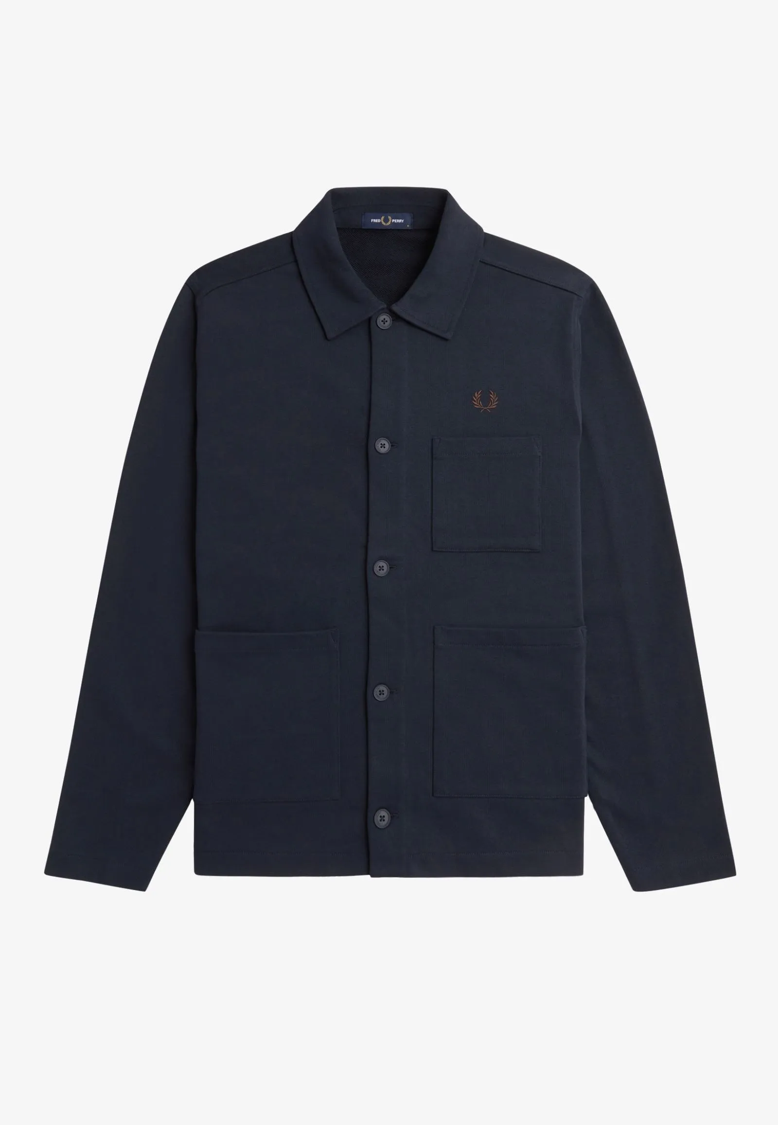 Fred Perry - Heavyweight Sweat Navy - Jacket