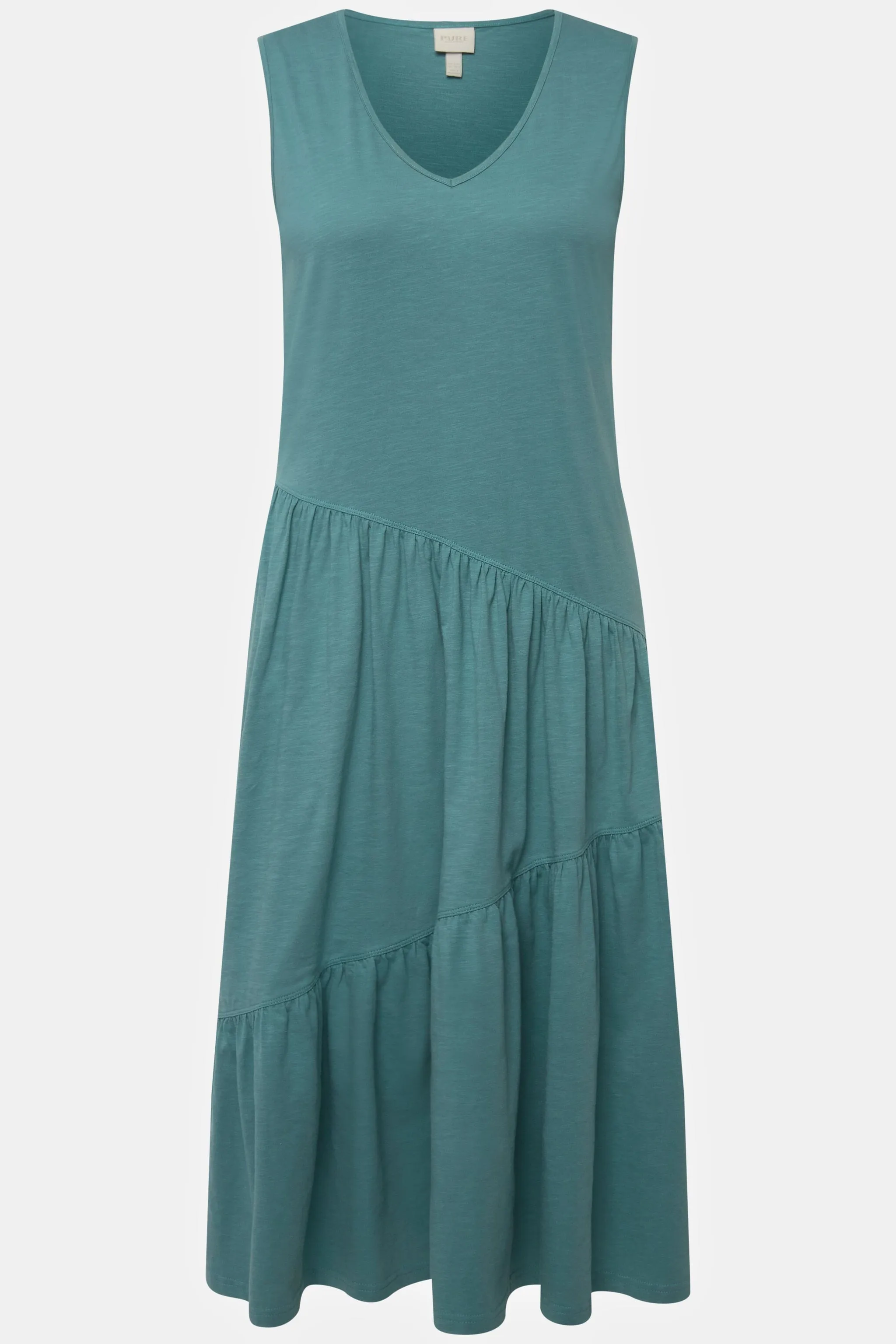 Green Sleeveless Midi Dress