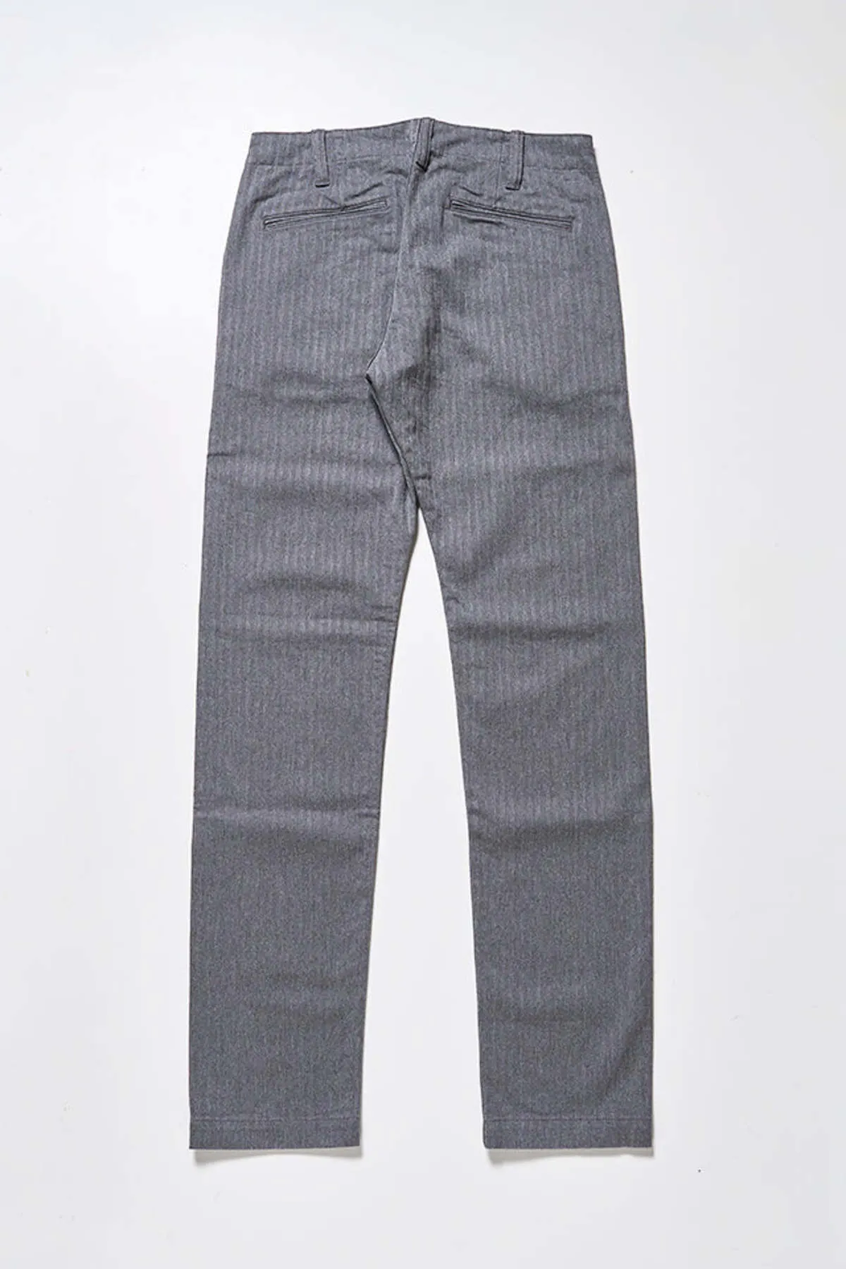 Herringbone Trousers - Grey