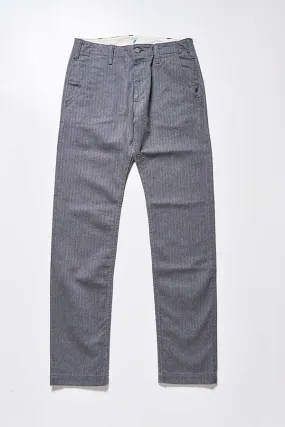 Herringbone Trousers - Grey