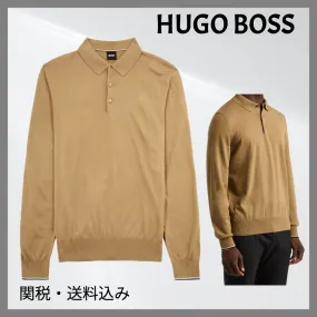 Hugo Boss  |Plain Cotton Polos