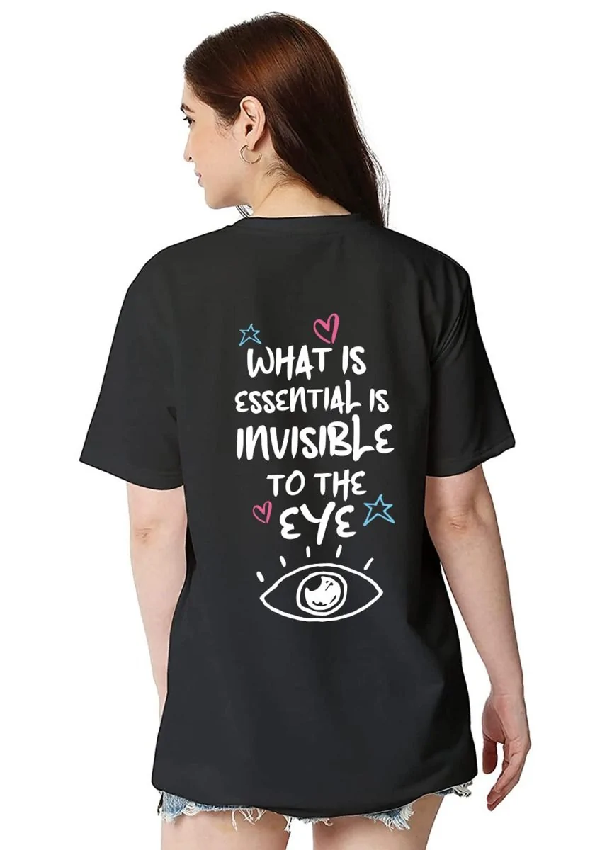 Invisible Eye Women Oversized T-Shirt