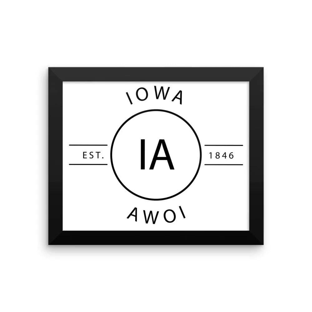 Iowa - Framed Print - Reflections