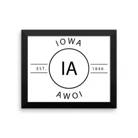 Iowa - Framed Print - Reflections