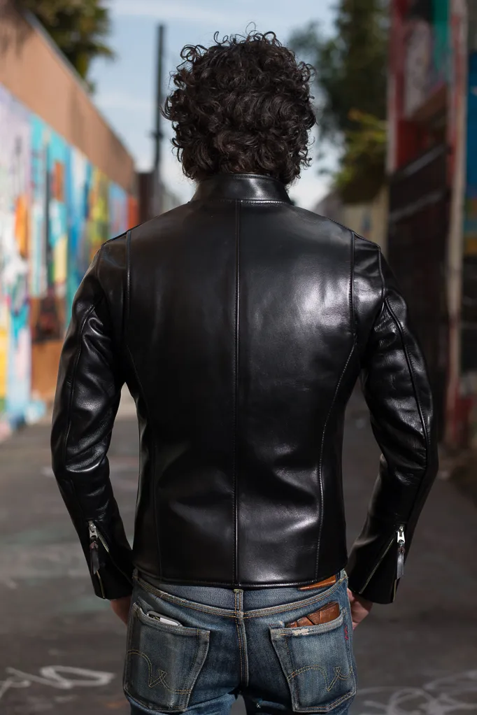 Iron Heart Horsehide Leather Jacket - Black Battle Edition