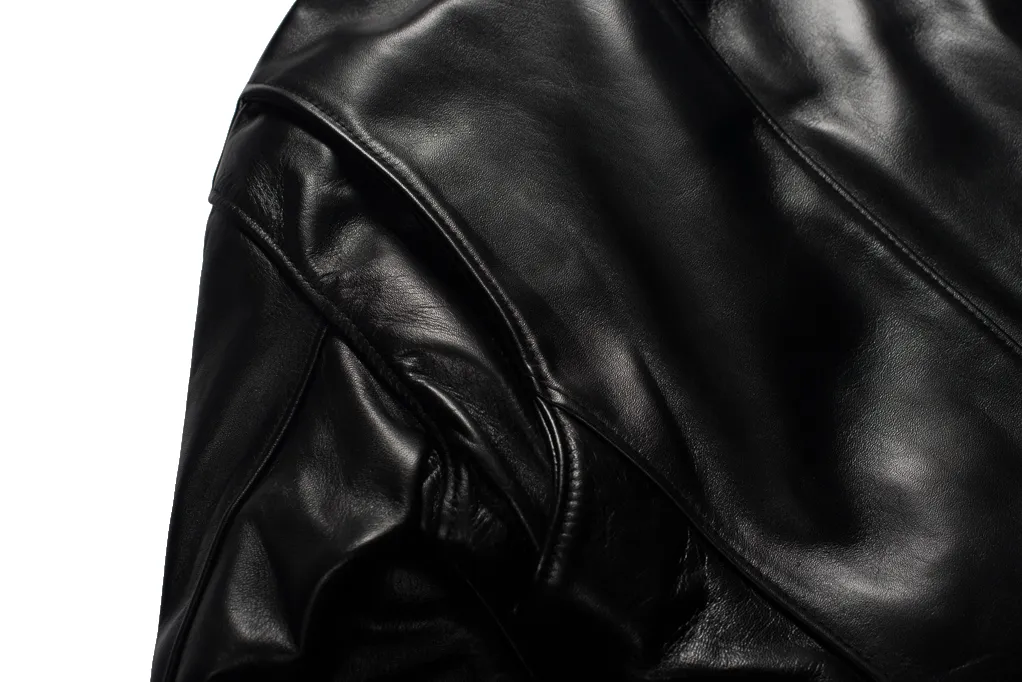 Iron Heart Horsehide Leather Jacket - Black Battle Edition