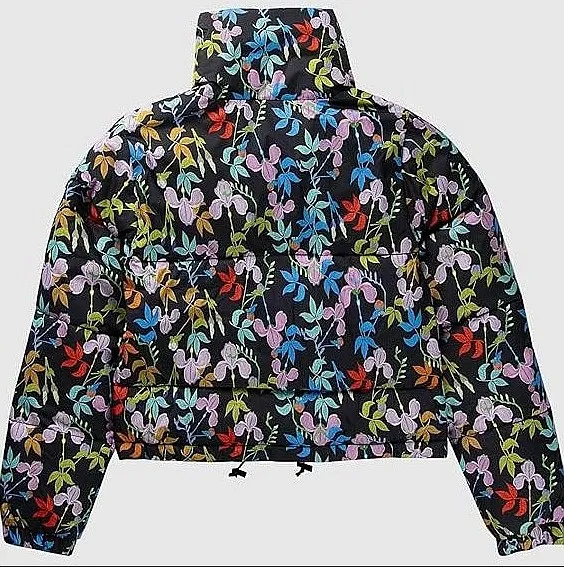 jacket Roxy Roxy X Rowley Short Puffer - KVJ7/True Black Multifloral - women´s