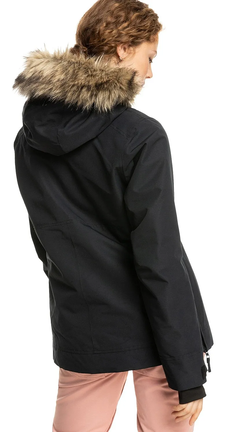 jacket Roxy Shelter - KVJ0/True Black - women´s