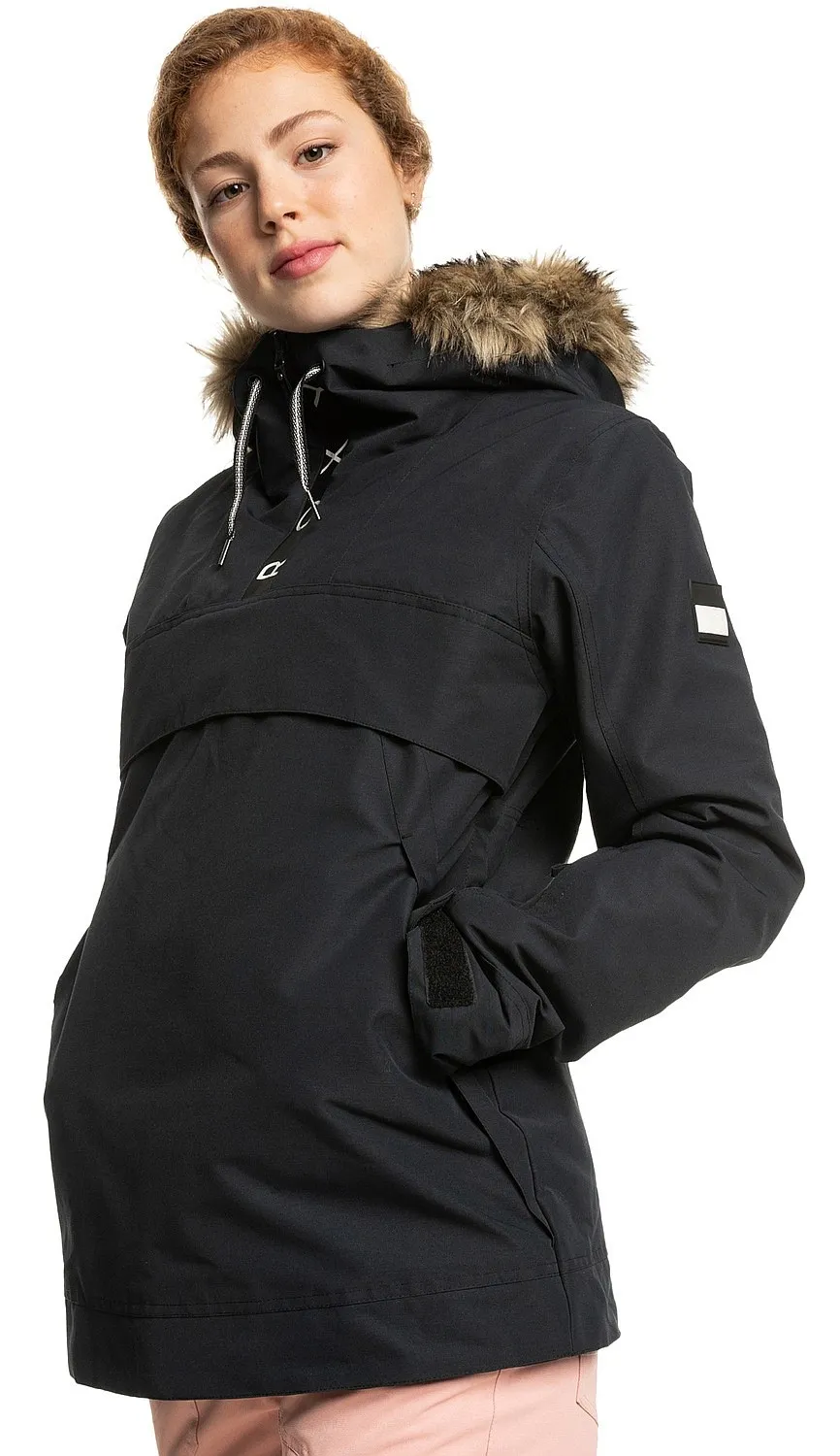 jacket Roxy Shelter - KVJ0/True Black - women´s