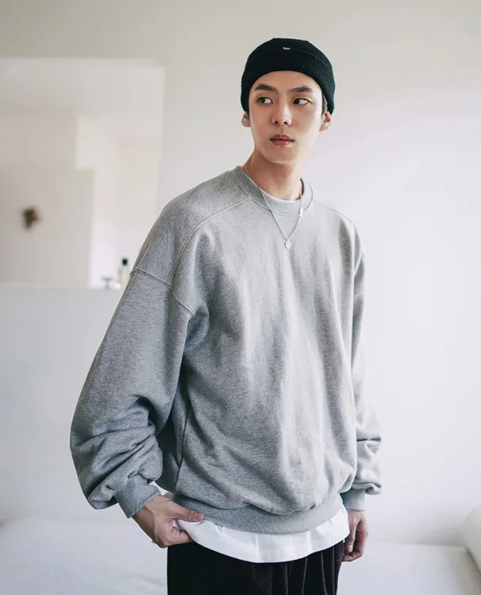 Jemut  |[JEMUT]★EDGE OVERFIT SWEATSHIRTS