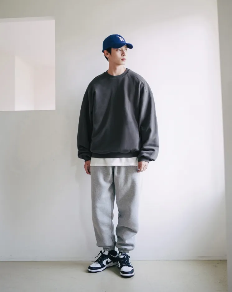 Jemut  |[JEMUT]★EDGE OVERFIT SWEATSHIRTS