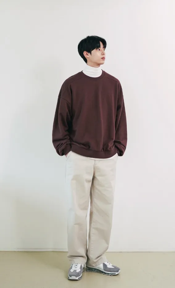 Jemut  |[JEMUT]★EDGE OVERFIT SWEATSHIRTS