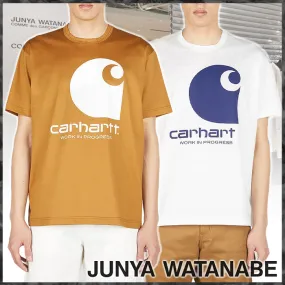 Junya Watanabe  |Crew Neck Street Style Collaboration Cotton Short Sleeves