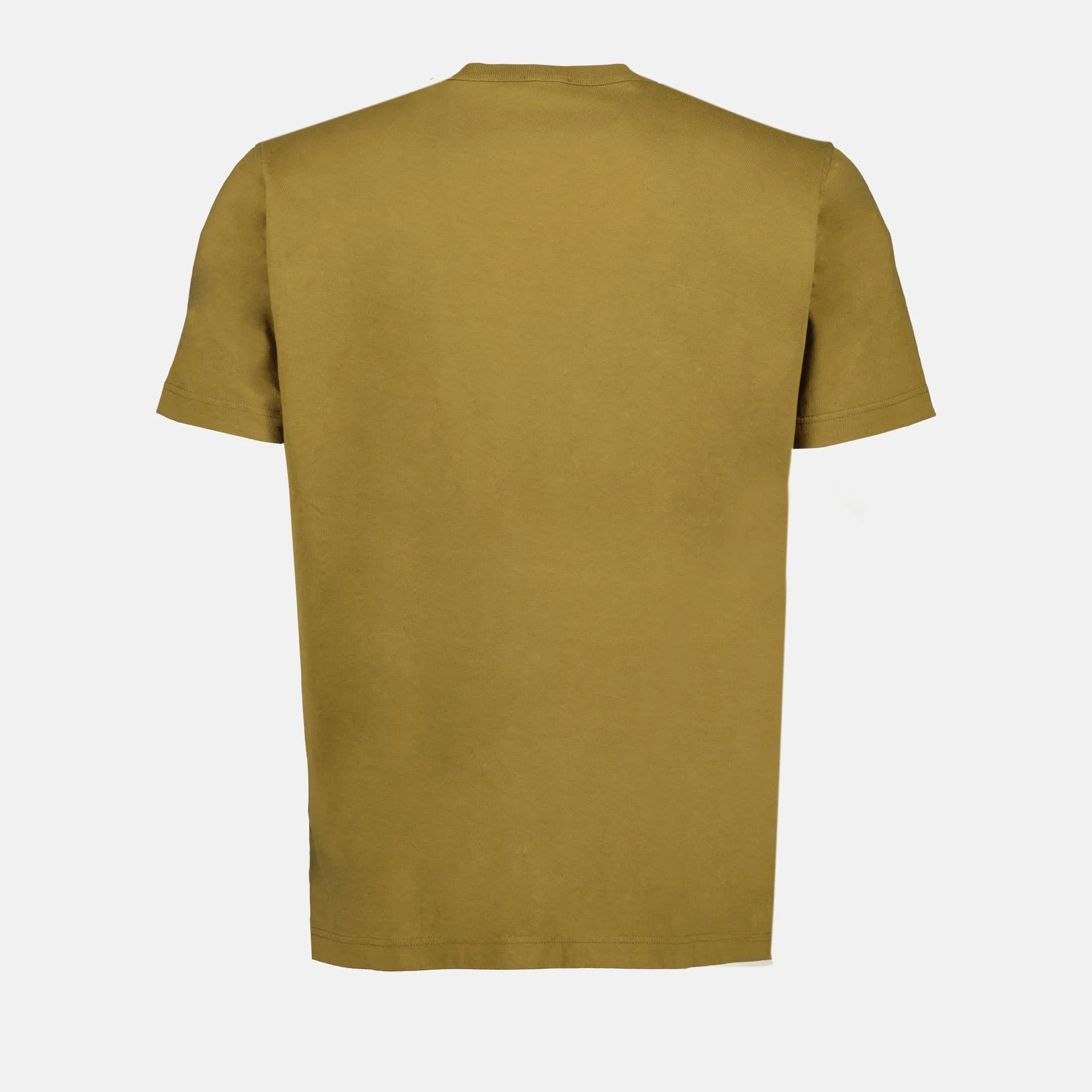 Kakhi T-Shirt With Round Neck