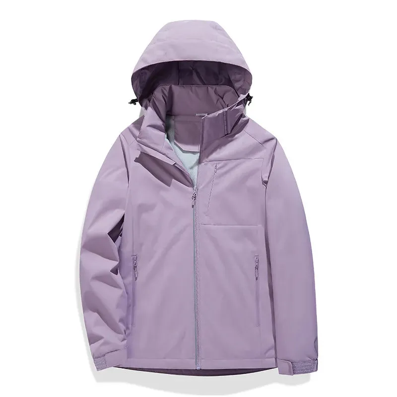 Kasy - Veste Coquille Imperméable Doublée en Fleece