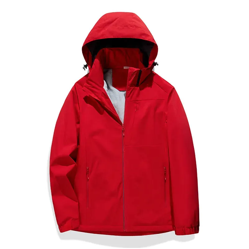 Kasy - Veste Coquille Imperméable Doublée en Fleece