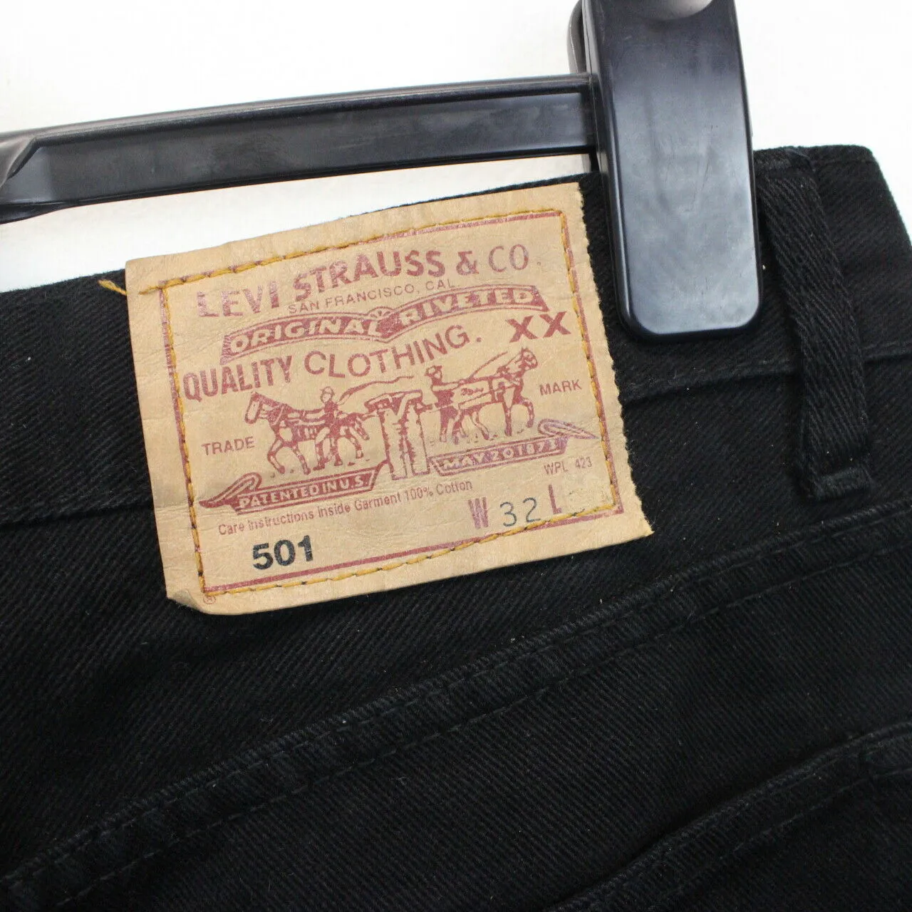 LEVIS 501 Jeans Black | W32 L28