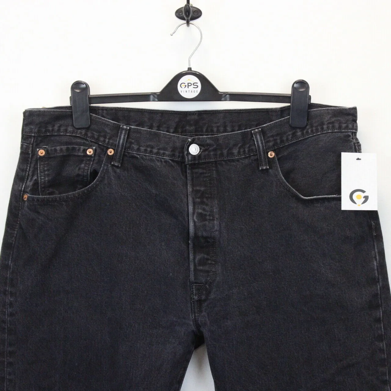 LEVIS 501 Jeans Black Charcoal | W40 L36