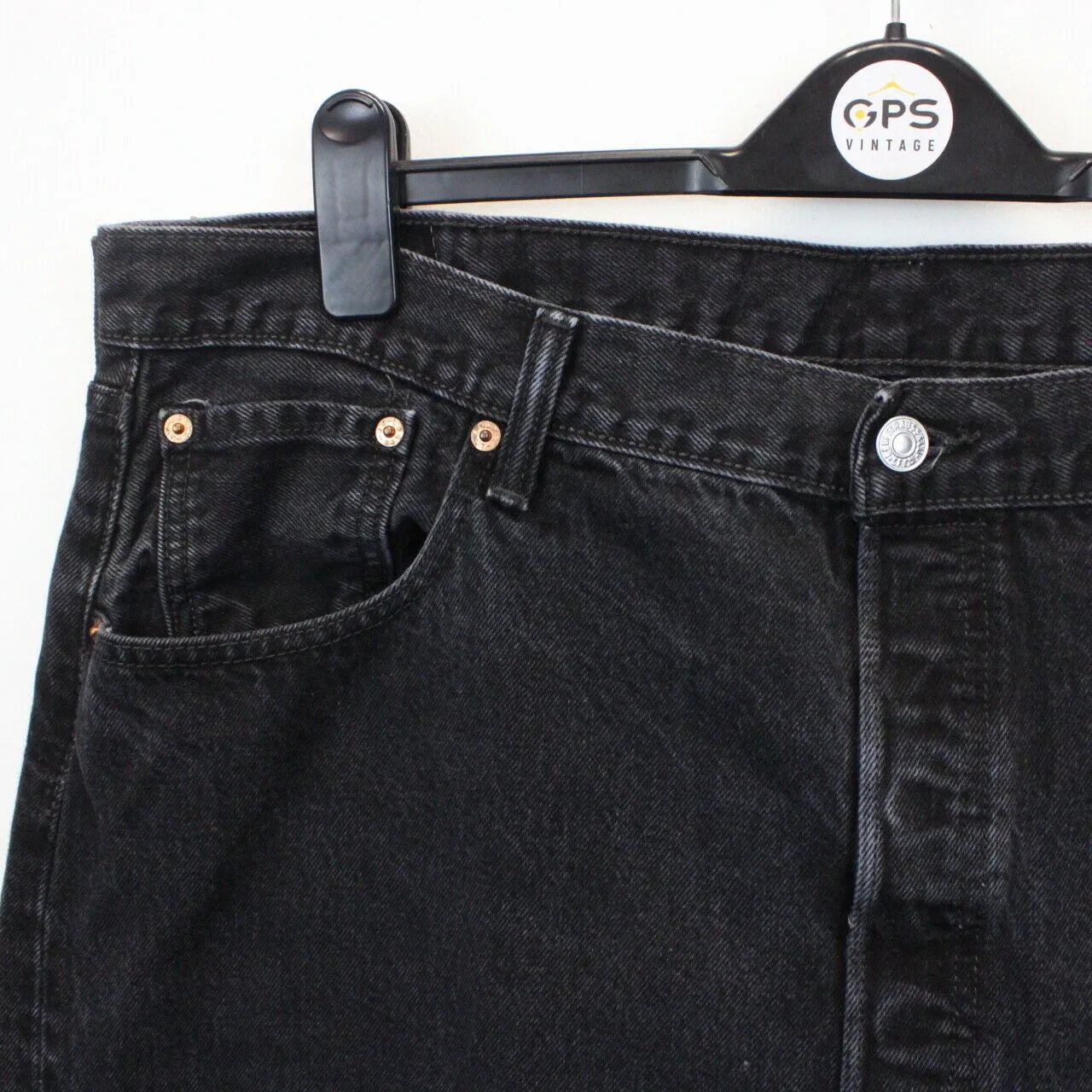 LEVIS 501 Jeans Black Charcoal | W40 L36