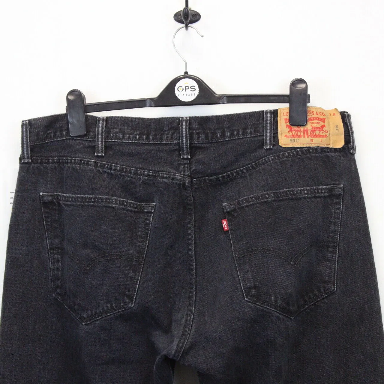 LEVIS 501 Jeans Black Charcoal | W40 L36