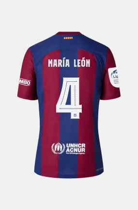 Liga F FC Barcelona home shirt 23/24 - Junior - MARA LEN