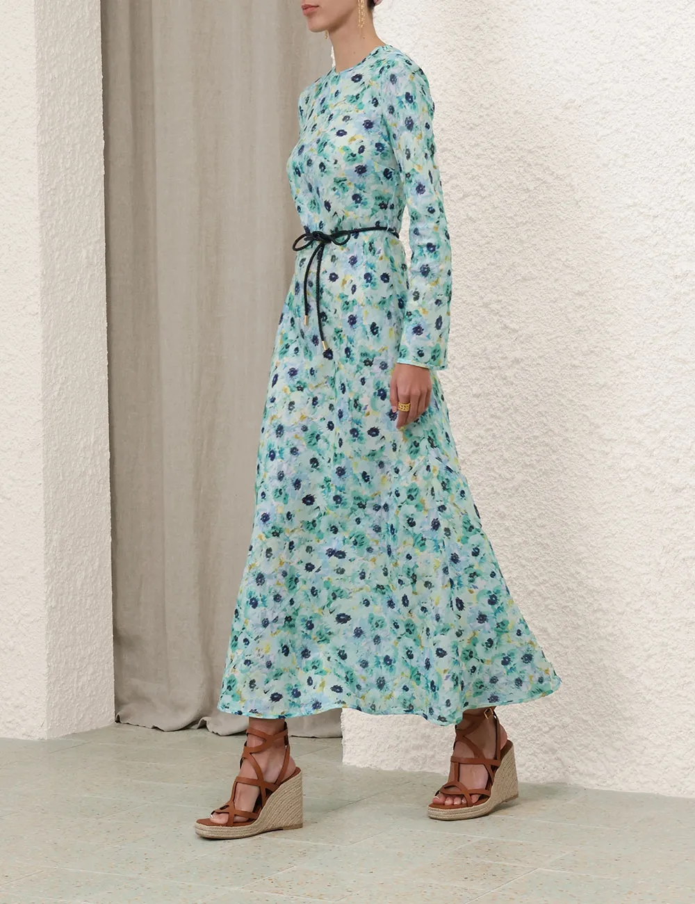 Lightburst Bias Long Dress