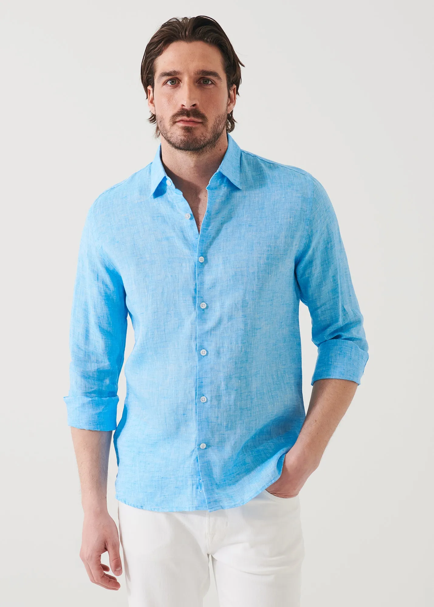 LINEN CHAMBRAY SHIRT