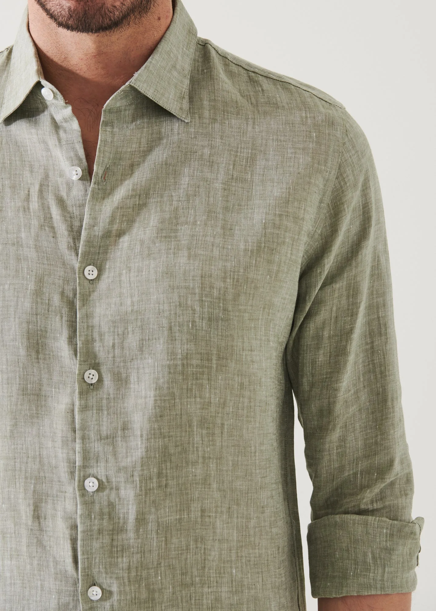 LINEN CHAMBRAY SHIRT