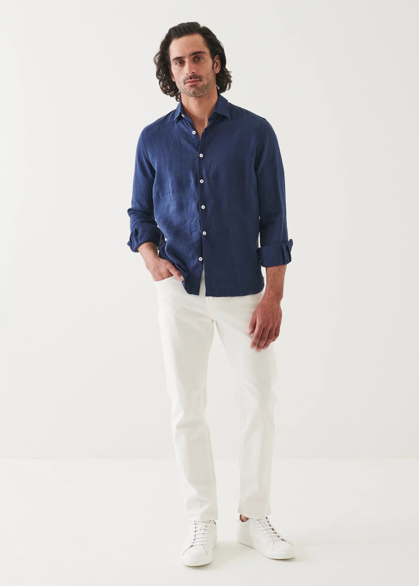 LINEN CHAMBRAY SHIRT