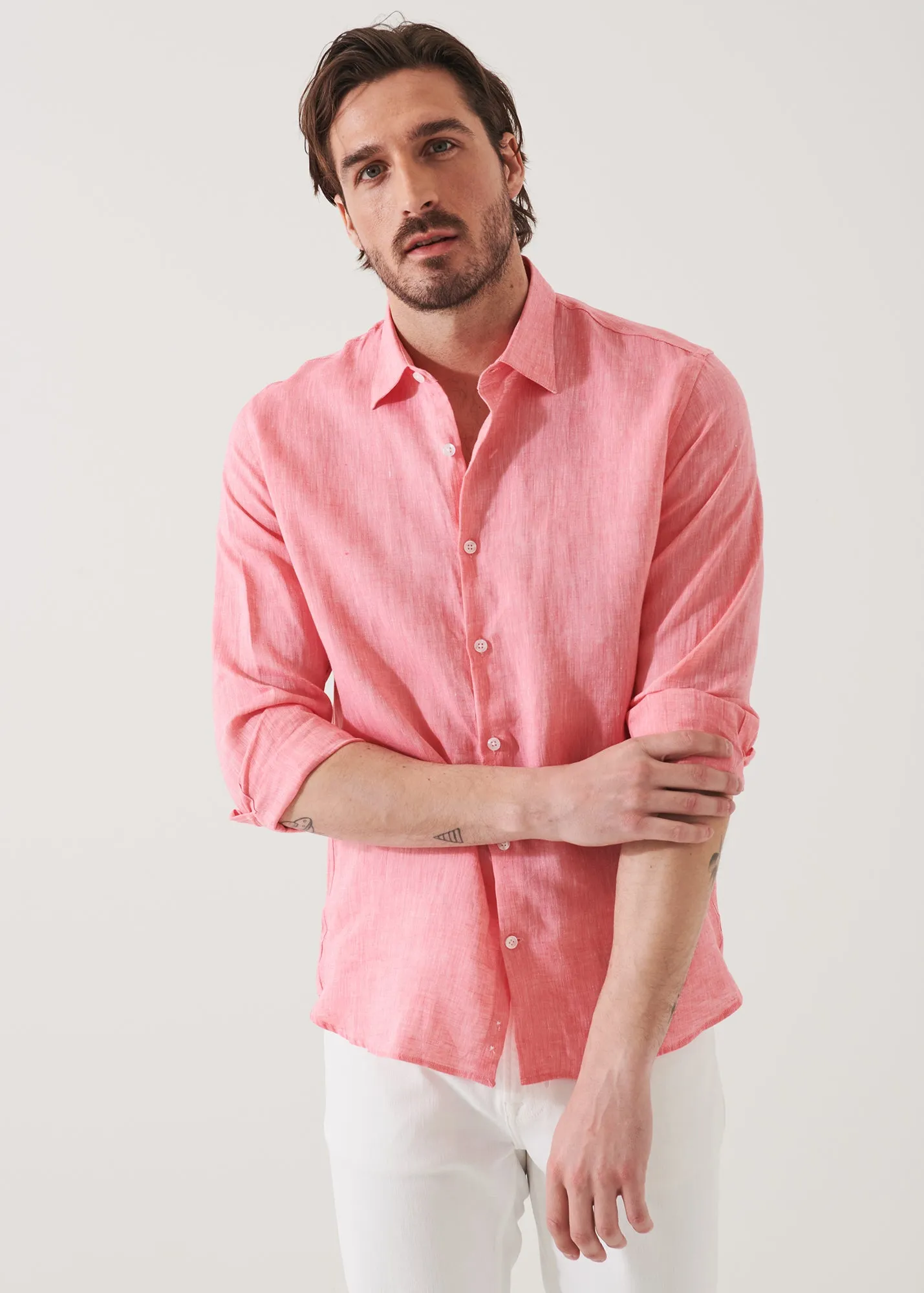 LINEN CHAMBRAY SHIRT