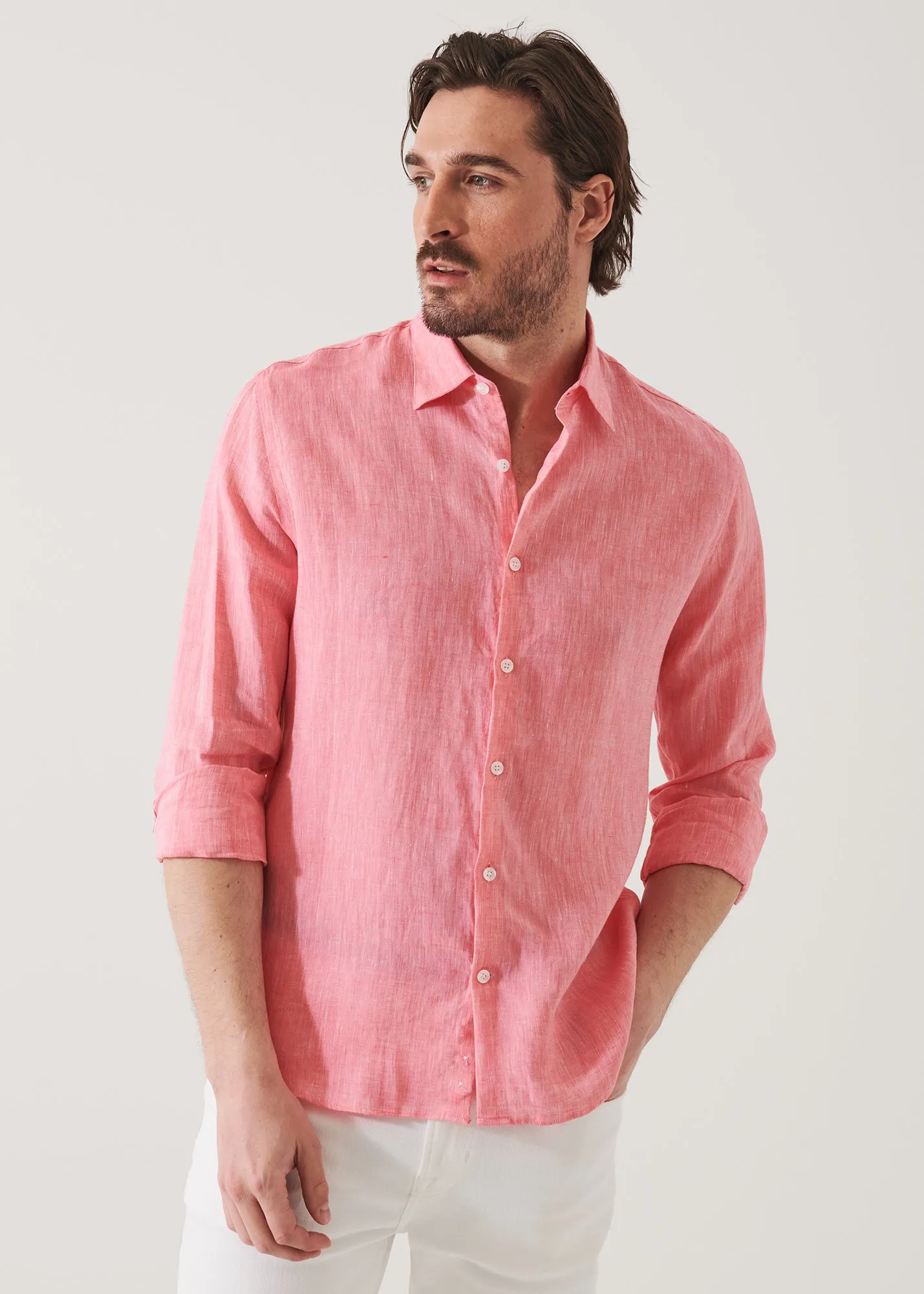 LINEN CHAMBRAY SHIRT