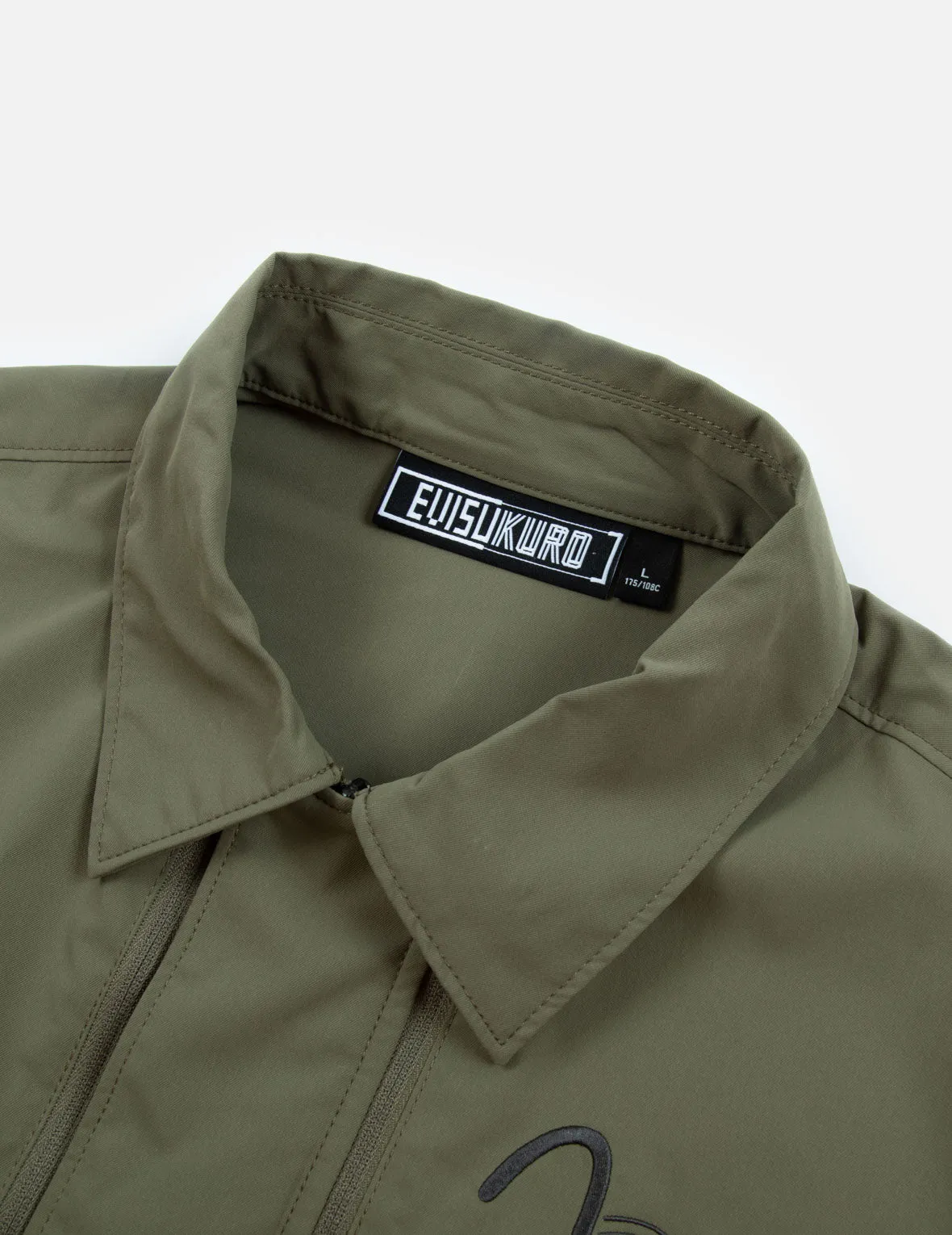 Logo Embroidery Shirt Jacket