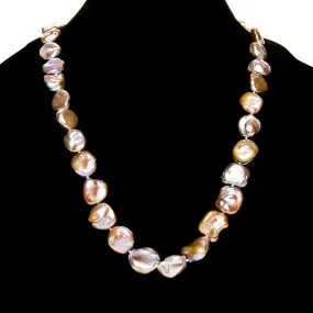 Long Baroque Pearl Necklace