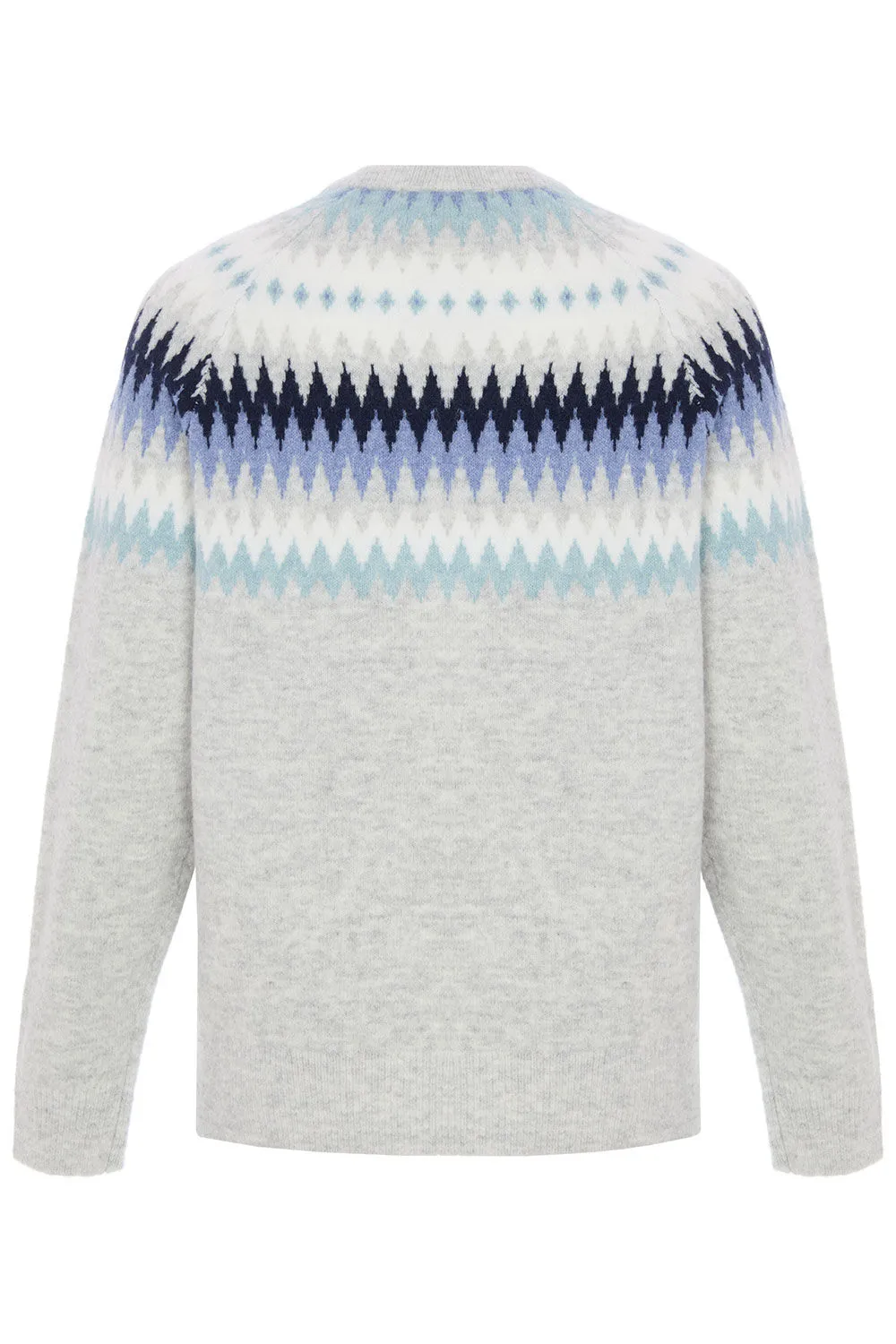 Long Sleeve Fairisle Detail Jumper