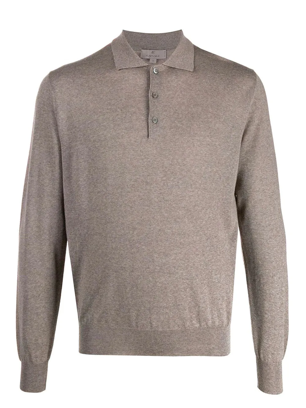 Long-sleeve polo shirt