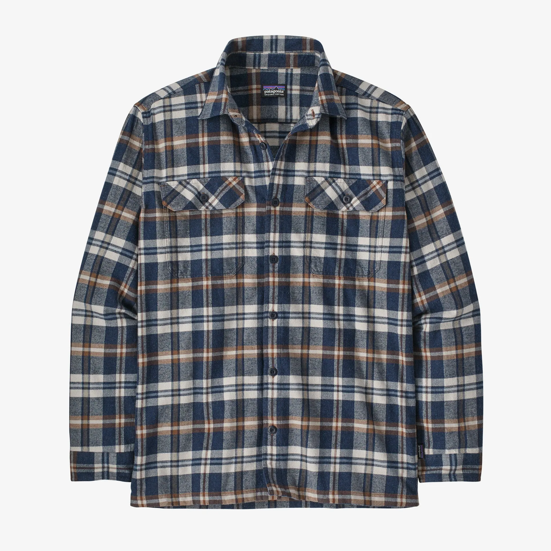 Long-Sleeved Organic Cotton Midweight Fjord Flannel Shirt (Men's)