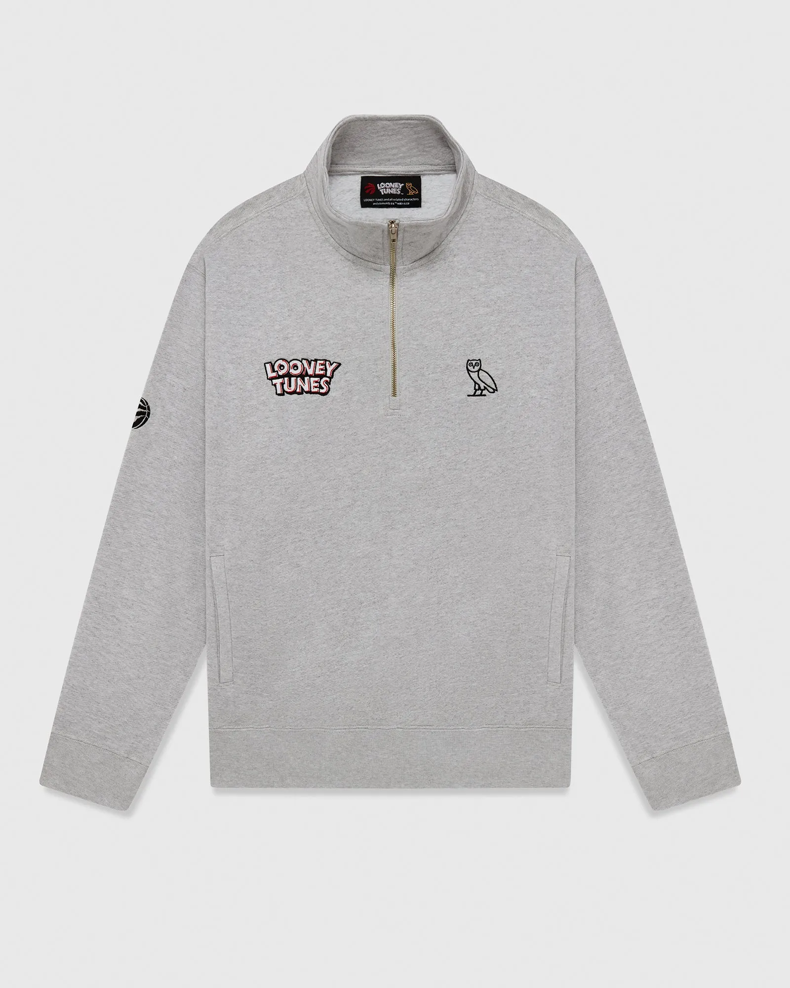 Looney Tunes X Raptors Warm Up Mockneck - GREY