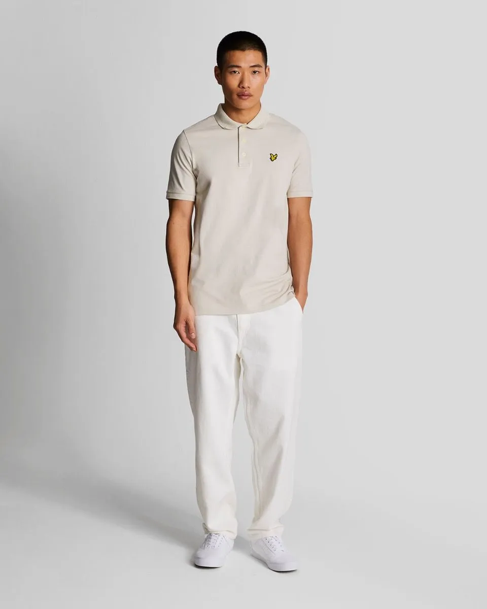 Lyle & Scott Rally Tipped Short Sleeve Polo Shirt Cove