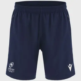 Macron Cardiff Rugby Training Bermuda Shorts Navy