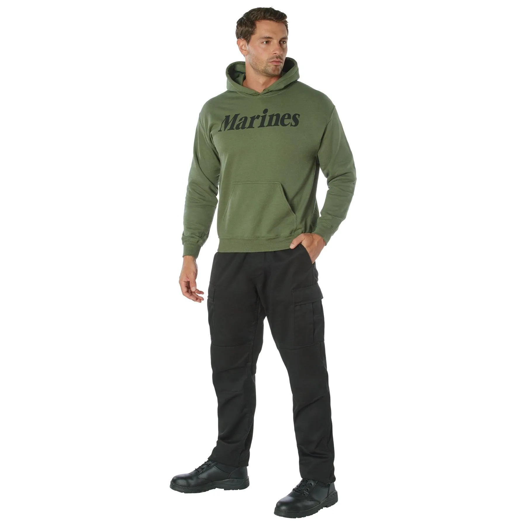 Marines Pullover Hooded Sweatshirt