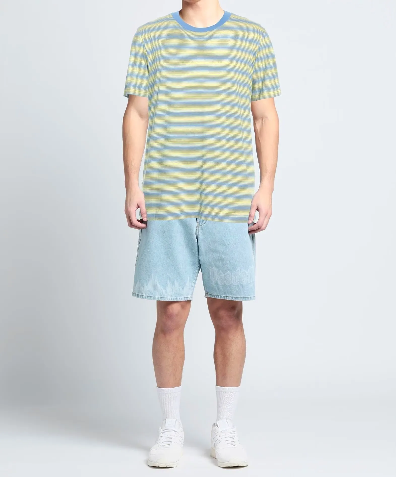 MARNI  |Crew Neck Stripes Cotton Short Sleeves Oversized Designers