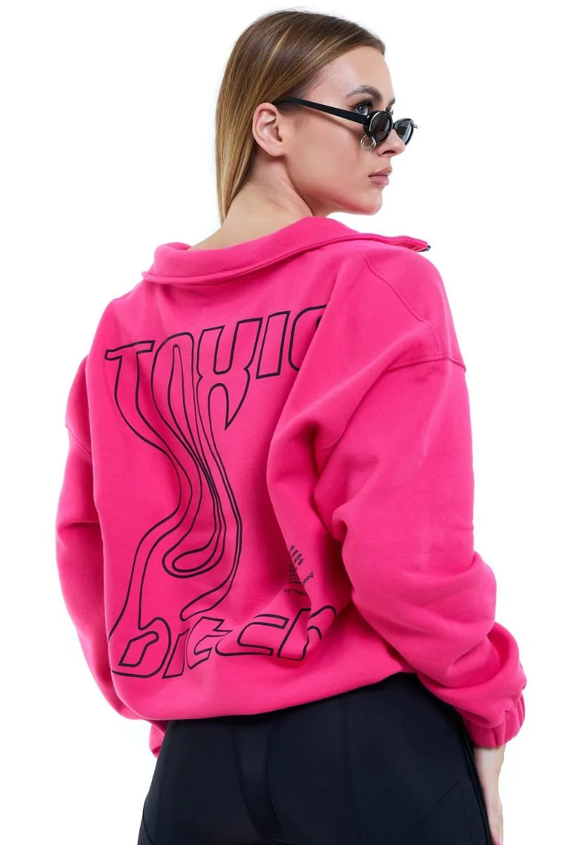 MD Toxic Bitch Sweatshirt - Pink