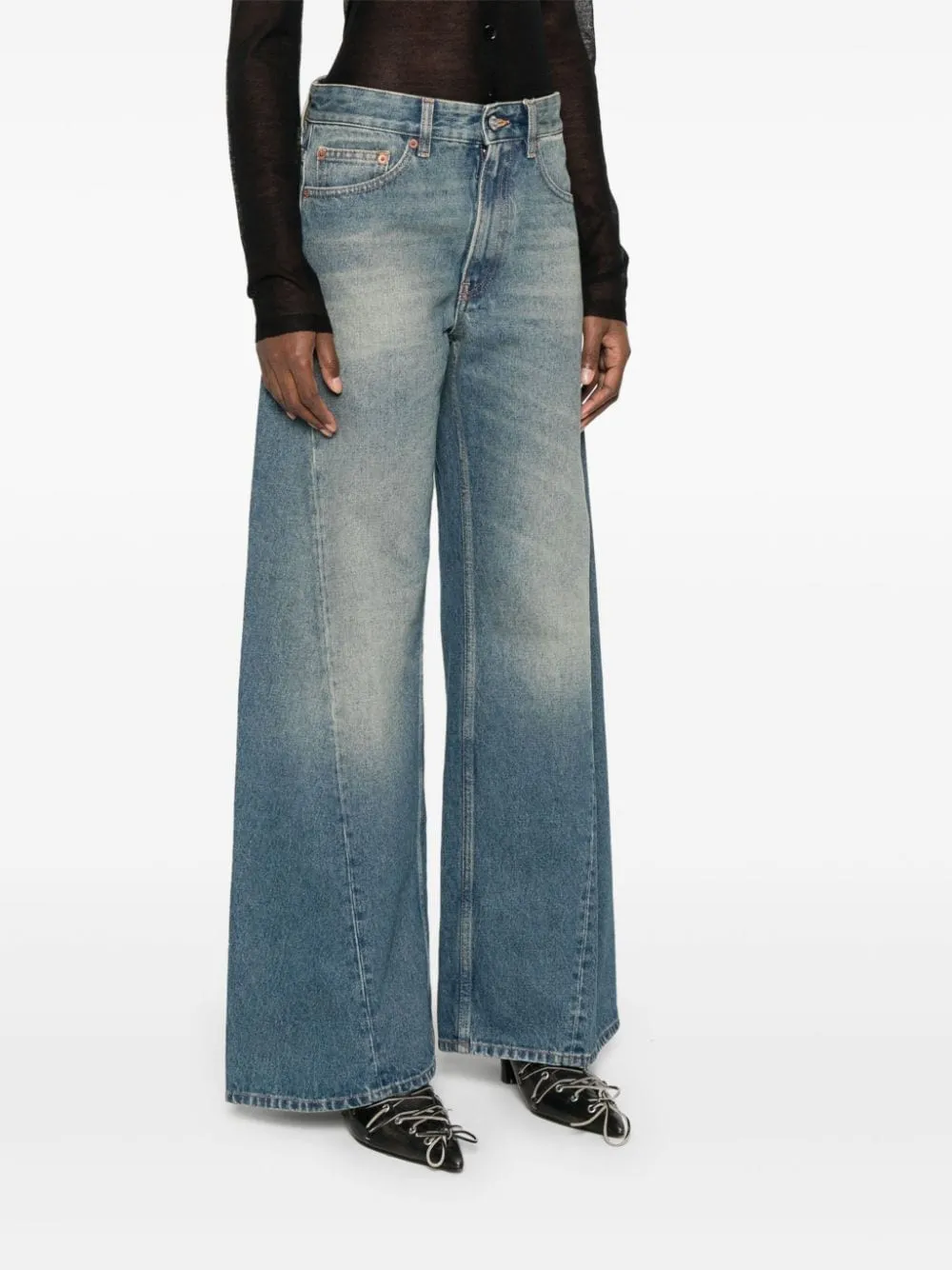 Mm6 Maison Margiela Jeans Blue