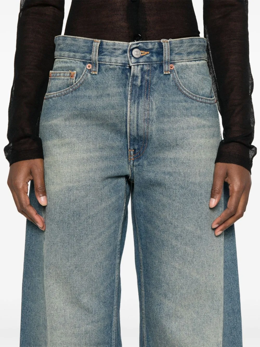 Mm6 Maison Margiela Jeans Blue