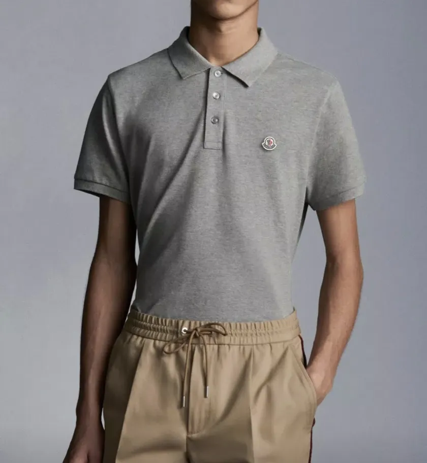 MONCLER  |Logo Patch Polo Shirt