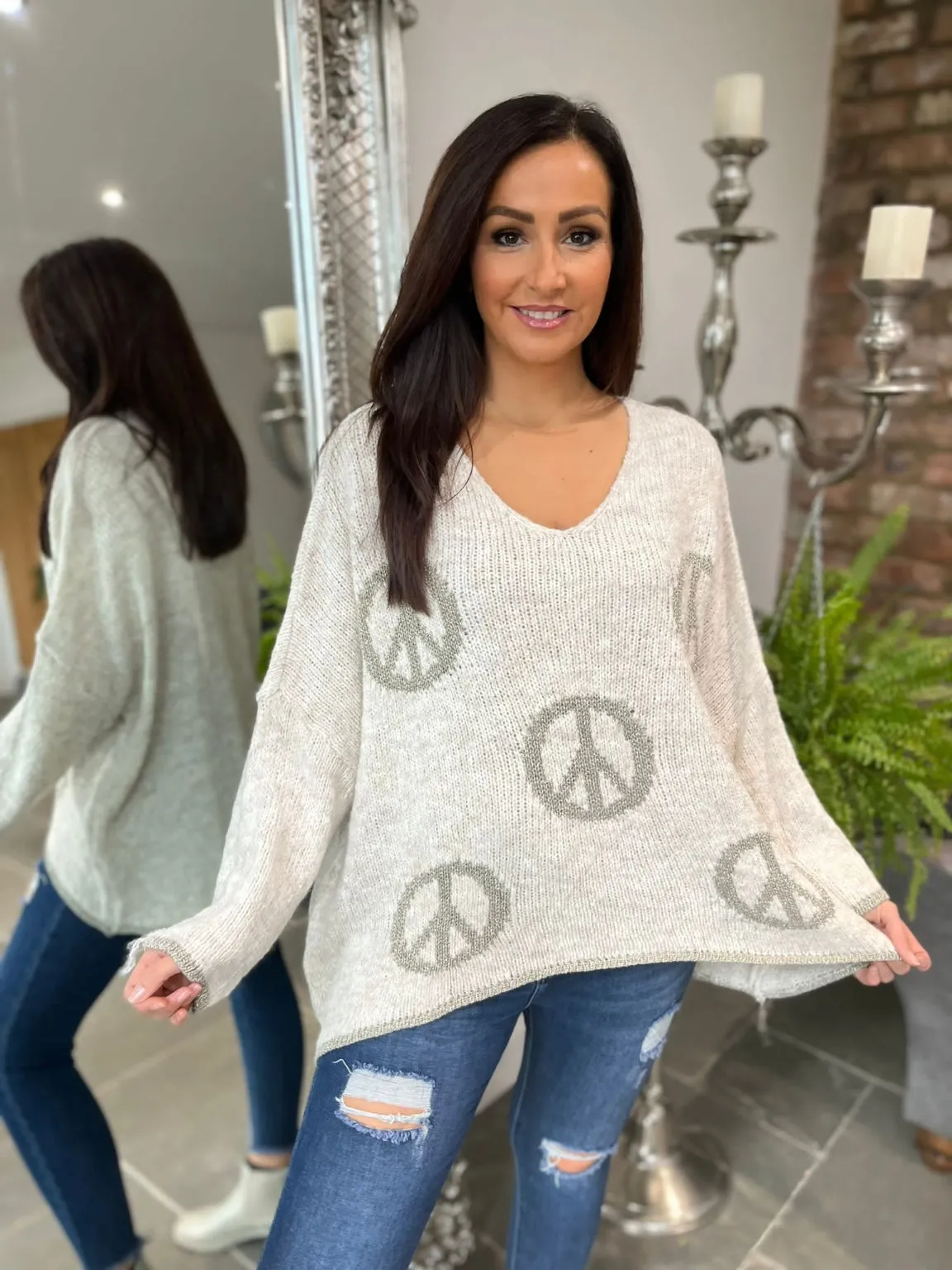 Multi Peace Jumper Joanie