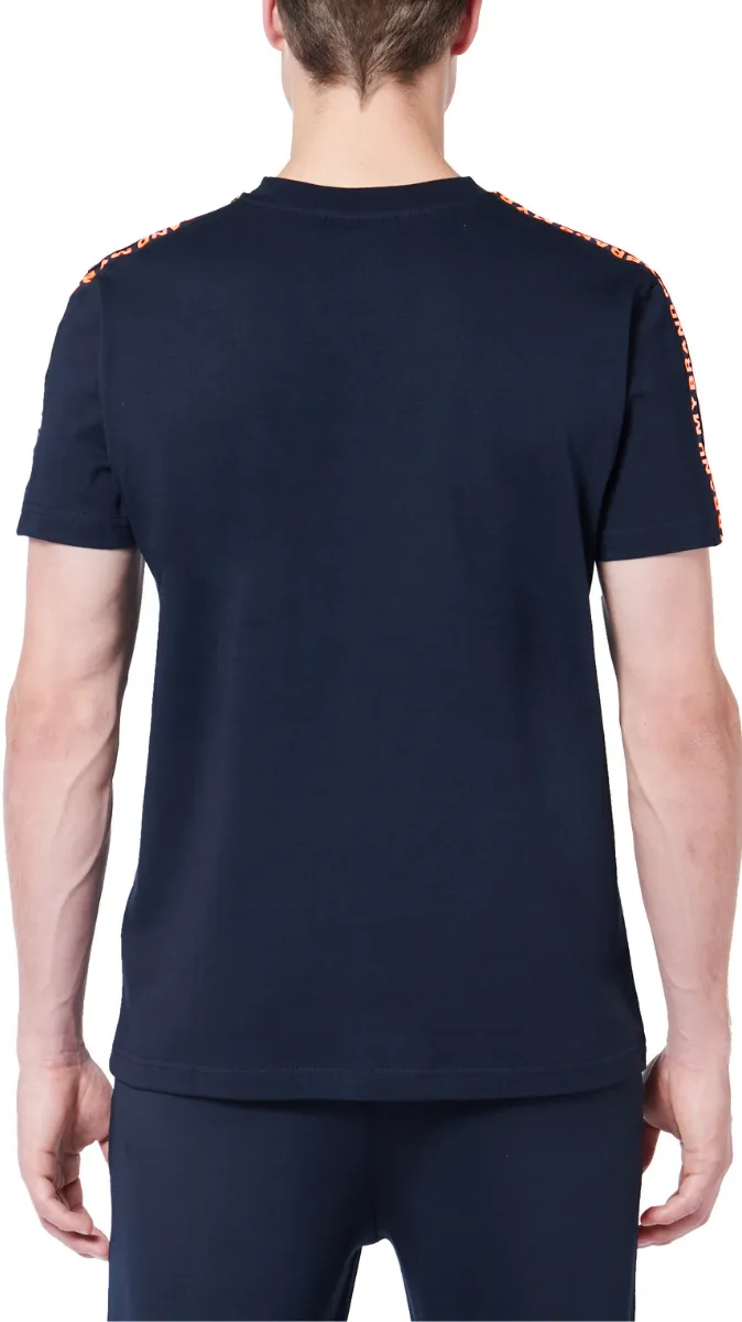 My Brand Tape T-Shirt | NAVY - ORANGE