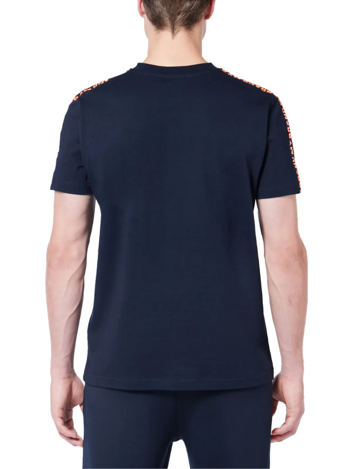 My Brand Tape T-Shirt | NAVY - ORANGE