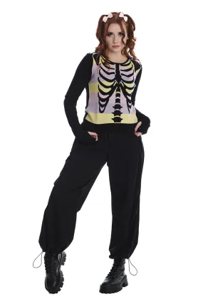 NANA SKELETON STRIPED JUMPER